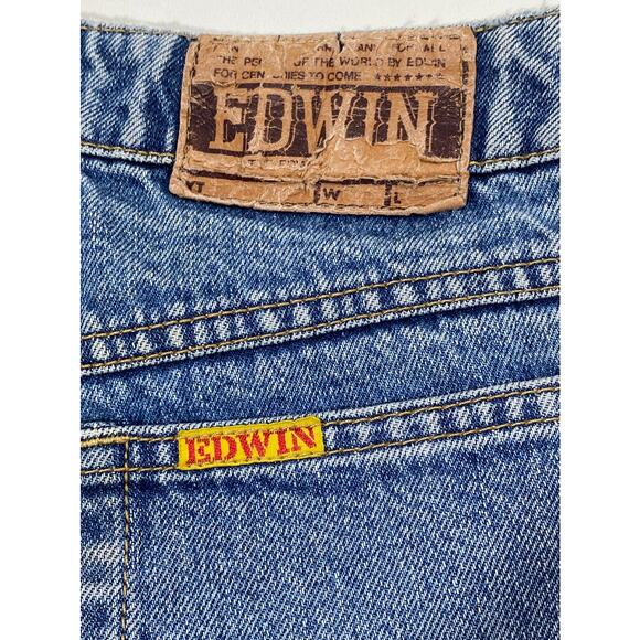 Indie Edwin Vintage 1985 Grunge Natural Distressed  Mens 30/34 Gorpcore Jeans - Picture 5 of 12